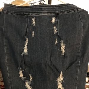 Forever 21 knee length denim skirt